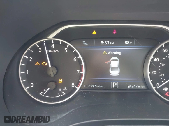 2017 Nissan Maxima SV with VIN 1N4AA6AP3HC407861, listed as a IAAI auction lot 42160067 with 112,397 mi miles and . Bid and sale history available at DreamBid. Image 15.