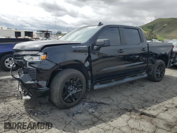 2023 Chevrolet Silverado 1500 with VIN 1GCPADE88PZ317807, listed as a Copart auction lot 51021005 with 22,571 mi miles and Salvage Title. Bid and sale history available at DreamBid. Image 1.