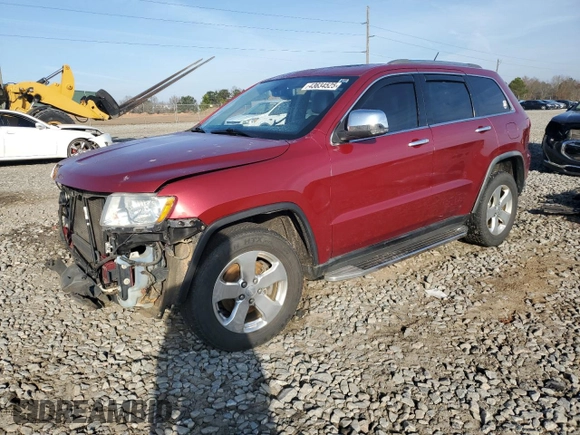 2012 Jeep Grand Cherokee Limited with VIN 1C4RJEBG6CC116270, listed as a Copart auction lot 43634525 with 155,342 mi miles and Salvage Title. Bid and sale history available at carsss.com. Image 1.