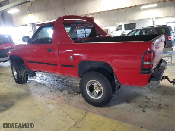 1998 Dodge Ram 1500 with VIN 1B7HF16Y7WS585645, listed as a Copart auction lot 89252275 with 0 mi miles and Clean Title. Bid and sale history available at carsss.com. Image 2.