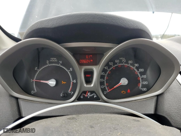 2012 Ford Fiesta SE with VIN 3FADP4EJ9CM155739, listed as a Copart auction lot 53532995 with 99,224 mi miles and Salvage Title. Bid and sale history available at carsss.com. Image 9.