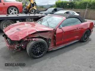 2019 Ford Mustang GT Premium with VIN 1FATP8FF4K5193350, listed as a Copart auction lot 54362005 with 34,431 mi miles and Salvage title. Bid and sale history available at DreamBid. Image 1.