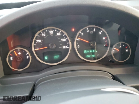 2008 Jeep Liberty Sport with VIN 1J8GN28K08W116897, listed as a Copart auction lot 84219814 with 188,478 mi miles and Clean Title. Bid and sale history available at DreamBid. Image 9.