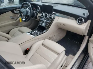 2018 Mercedes-Benz C 300 with VIN WDDWK4KB8JF679594, listed as a Copart auction lot 84834874 with 74,060 mi miles and Salvage title. Bid and sale history available at DreamBid. Image 8.