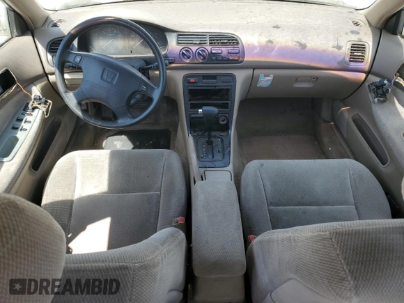 1997 Honda Accord LX with VIN 1HGCD5630VA007257, listed as a Copart auction lot 66043264 with 265,262 mi miles and Salvage Title. Bid and sale history available at DreamBid. Image 8.