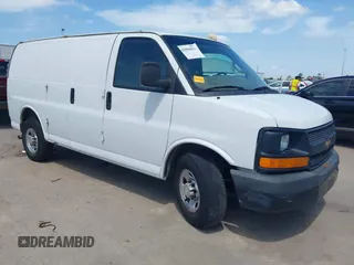 2016 Chevrolet Express Cargo Van with VIN 1GCWGAFF1G1259365, listed as a IAAI auction lot 42066824 with 279,250 mi miles. Bid and sale history available at carsss.com. Image 1.