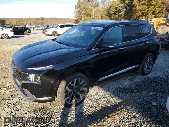 2022 Hyundai Santa Fe Calligraphy with VIN 5NMS54AL9NH466415, listed as a Copart auction lot 80274414 with 64,663 mi miles and Salvage Title. Bid and sale history available at carsss.com. Image 1.