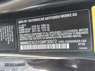 2013 MINI Countryman S ALL4 with VIN WMWZC5C51DWP30972, listed as a IAAI auction lot 40574307 with 153,570 mi miles and . Bid and sale history available at DreamBid. Image 9.