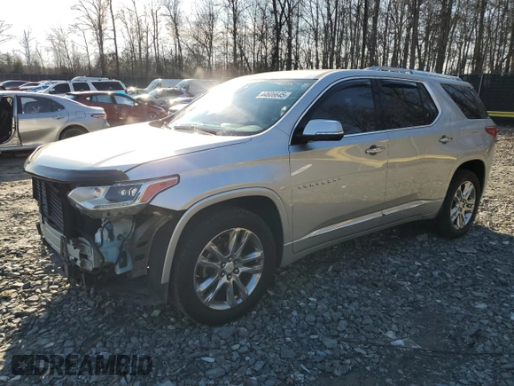 2018 Chevrolet Traverse High Country with VIN 1GNEVKKW0JJ184637, listed as a Copart auction lot 44606645 with 78,756 mi miles and Salvage Title. Bid and sale history available at carsss.com. Image 1.