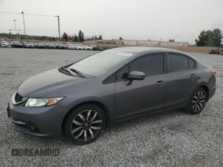 2015 Honda Civic Sedan EX-L with VIN 2HGFB2F9XFH528723, listed as a Copart auction lot 45241585 with 190,630 mi miles and Salvage Title. Bid and sale history available at carsss.com. Image 1.