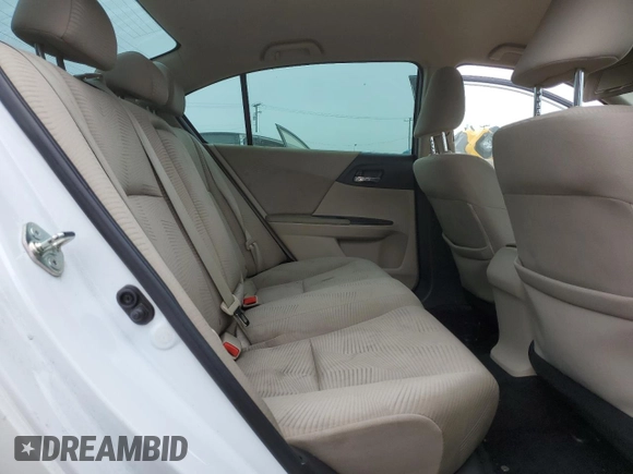 2015 Honda Accord Sedan LX with VIN 1HGCR2F38FA112582, listed as a Copart auction lot 50356995 with 125,701 mi miles and Salvage Title. Bid and sale history available at carsss.com. Image 10.