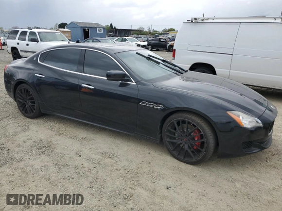 2016 Maserati Quattroporte S Q4 z VIN ZAM56RRA1G1167021, wystawiony jako Copart lot #51009545 z przebiegiem 93 847 mil mil oraz Tytuł czysty. Historia ofert i sprzedaży dostępna na DreamBid. Obrazek 4.