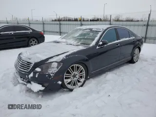 2009 Mercedes-Benz S-Class 5.5L V8 with VIN WDDNG86X79A258534, listed as a Copart auction lot 41706985 with 231,098 mi miles and Salvage Title. Bid and sale history available at carsss.com. Image 1.