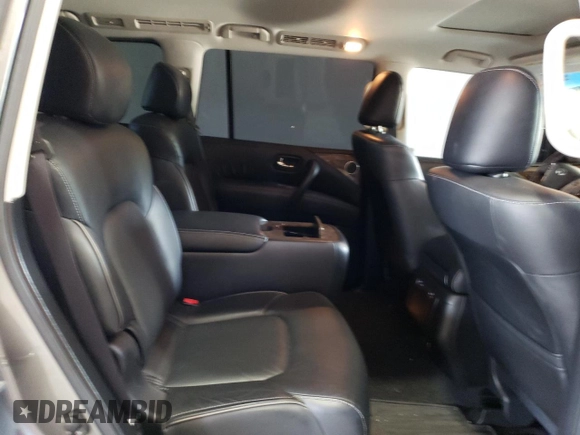 2017 Infiniti QX80 with VIN JN8AZ2NE1H9154366, listed as a Copart auction lot 59975204 with 130,499 mi miles and Salvage Title. Bid and sale history available at carsss.com. Image 11.