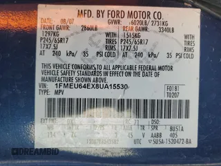 2008 Ford Explorer Eddie Bauer with VIN 1FMEU64EX8UA15530, listed as a Copart auction lot 77192754 with Not Provided miles and Clean Title. Bid and sale history available at carsss.com. Image 13.
