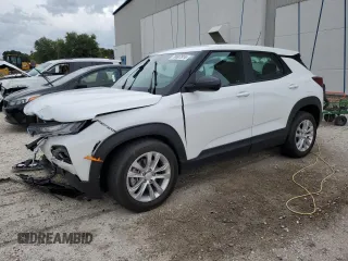 2022 Chevrolet TrailBlazer LS with VIN KL79MMS21NB112705, listed as a Copart auction lot 70607914 with 26,318 mi miles and Non Repairable. Bid and sale history available at carsss.com. Image 1.