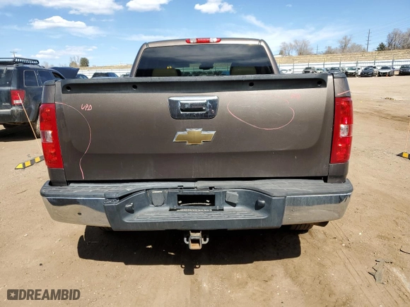2007 Chevrolet Silverado 1500 LT w/1LT with VIN 1GCEC19J07Z563361, listed as a Copart auction lot 48589495 with 205,860 mi miles and Salvage Title. Bid and sale history available at carsss.com. Image 6.