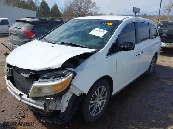 2012 Honda Odyssey EX with VIN 5FNRL5H49CB078480, listed as a IAAI auction lot 41673975 with 136,288 mi miles. Bid and sale history available at carsss.com. Image 19.