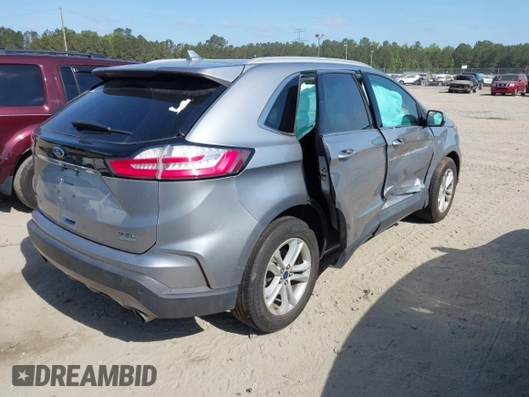 2020 Ford Edge SEL with VIN 2FMPK3J92LBA74106, listed as a IAAI auction lot 42157636 with 92,305 mi miles and . Bid and sale history available at DreamBid. Image 4.