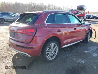 2018 Audi Q5 Premium Plus with VIN WA1BNAFY8J2120240, listed as a IAAI auction lot 41154361 with 77,848 mi miles. Bid and sale history available at carsss.com. Image 4.