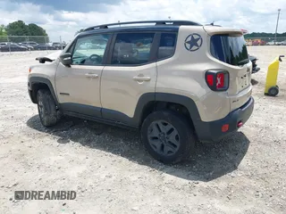 2017 Jeep Renegade Trailhawk with VIN ZACCJBCB5HPF70617, listed as a IAAI auction lot 42516113 with 66,187 mi miles and . Bid and sale history available at DreamBid. Image 3.