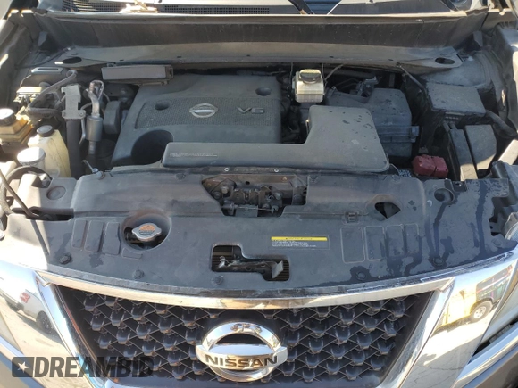 2016 Nissan Pathfinder S with VIN 5N1AR2MNXGC668940, listed as a Copart auction lot 42417765 with 152,616 mi miles and Salvage title. Bid and sale history available at DreamBid. Image 12.