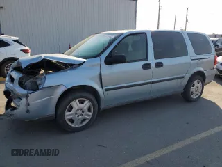 2007 Chevrolet Uplander LS Fleet with VIN 1GNDV23W37D194256, listed as a Copart auction lot 65616964 with 207,947 mi miles and Salvage Title. Bid and sale history available at carsss.com. Image 1.