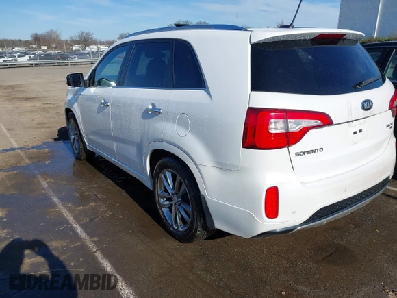 2014 Kia Sorento SX with VIN 5XYKW4A72EG449868, listed as a IAAI auction lot 41441234 with 150,244 mi miles. Bid and sale history available at carsss.com. Image 3.