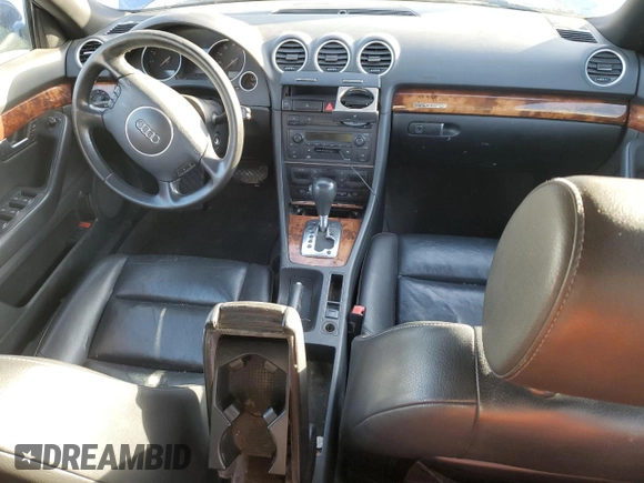 2005 Audi A4 3.0L with VIN WAUDT48H05K008439, listed as a Copart auction lot 45581385 with 180,932 mi miles and Salvage Title. Bid and sale history available at carsss.com. Image 8.