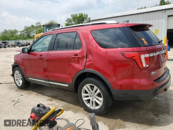 2018 Ford Explorer XLT with VIN 1FM5K8D83JGB54527, listed as a Copart auction lot 60068855 with 108,475 mi miles and Salvage title. Bid and sale history available at DreamBid. Image 2.