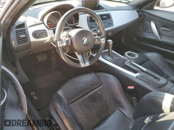 2007 BMW Z4 3.0si with VIN 4USBU53537LX02592, listed as a Copart auction lot 48016515 with 127,909 mi miles and Clean title. Bid and sale history available at DreamBid. Image 8.
