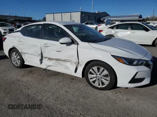 2022 Nissan Sentra S with VIN 3N1AB8BV4NY288465, listed as a Copart auction lot 49730625 with 41,233 mi miles and Salvage Title. Bid and sale history available at carsss.com. Image 4.