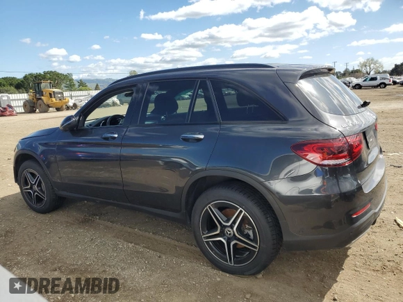 2022 Mercedes-Benz GLC 300 with VIN W1N0G8EB6NV346092, listed as a Copart auction lot 47623335 with 24,064 mi miles and Clean Title. Bid and sale history available at DreamBid. Image 2.