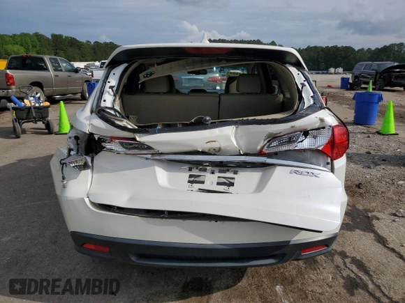 2015 Acura RDX with VIN 5J8TB3H36FL014730, listed as a Copart auction lot 53929735 with 197,181 mi miles and Salvage title. Bid and sale history available at DreamBid. Image 6.