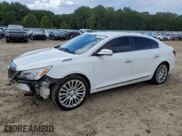 2014 Buick LaCrosse Premium I with VIN 1G4GD5G32EF218750, listed as a Copart auction lot 86491764 with 166,269 mi miles and Salvage Title. Bid and sale history available at carsss.com. Image 1.