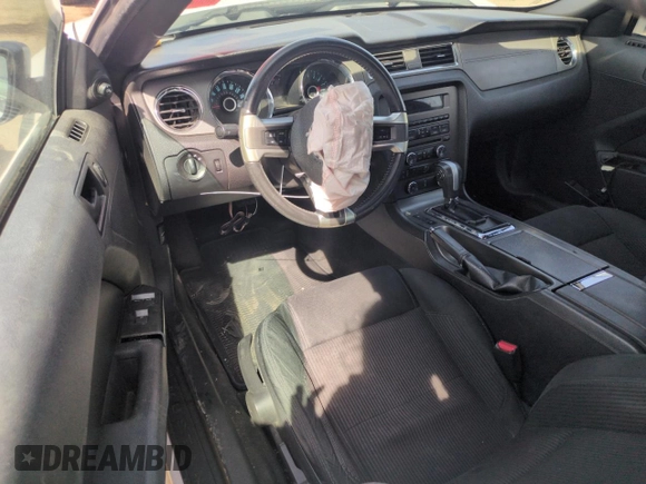 2014 Ford Mustang V6 with VIN 1ZVBP8EM7E5299993, listed as a Copart auction lot 50263105 with 127,889 mi miles and Salvage title. Bid and sale history available at DreamBid. Image 8.
