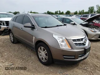 2012 Cadillac SRX Luxury Collection with VIN 3GYFNAE37CS556432, listed as a Copart auction lot 48050322 with 177,598 mi miles and Salvage Title. Bid and sale history available at carsss.com. Image 1.