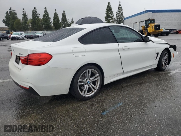 2014 BMW 4 Series 428i with VIN WBA3N7C58EK220087, listed as a Copart auction lot 45094625 with Not Provided miles and Salvage Title. Bid and sale history available at DreamBid. Image 3.