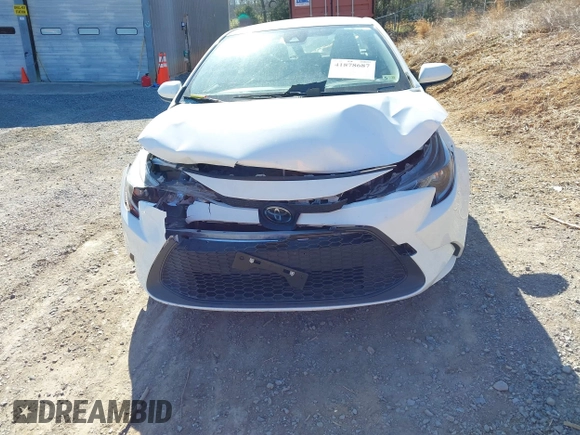 2020 Toyota Corolla LE with VIN JTDEPRAE8LJ103827, listed as a IAAI auction lot 41878687 with 92,584 mi miles and . Bid and sale history available at DreamBid. Image 6.