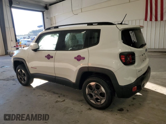 2015 Jeep Renegade Latitude with VIN ZACCJBBH9FPC11483, listed as a Copart auction lot 41689685 with 88,080 mi miles and Clean Title. Bid and sale history available at carsss.com. Image 2.