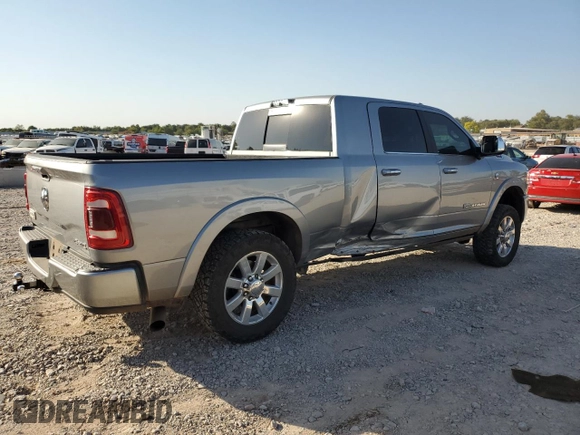 2021 Ram 2500 Longhorn with VIN 3C6UR5PLXMG576496, listed as a Copart auction lot 76097194 with 115,712 mi miles and Salvage title. Bid and sale history available at DreamBid. Image 3.