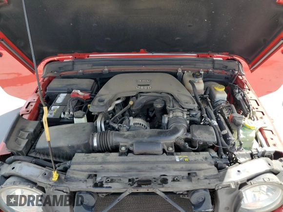 2019 Jeep Wrangler Sport S z VIN 1C4GJXAGXKW510968, wystawiony jako Copart lot #55758615 z przebiegiem 86 370 mil mil oraz Szkoda całkowita • Salvage title. Historia ofert i sprzedaży dostępna na DreamBid. Obrazek 11.