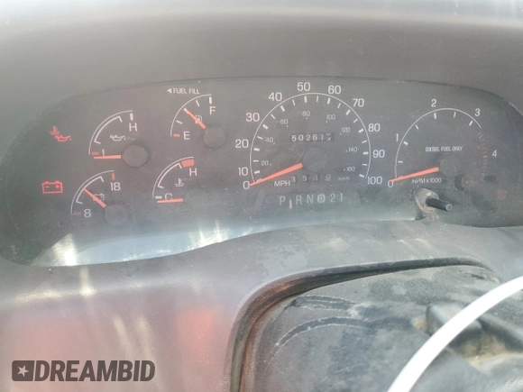 2001 Ford F-350 XL with VIN 1FTSX31F41EC49298, listed as a Copart auction lot 41764345 with 502,614 mi miles and Salvage Title. Bid and sale history available at DreamBid. Image 9.