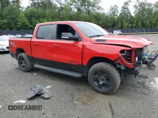 2022 Ram 1500 Big Horn with VIN 1C6SRFFT5NN308429, listed as a Copart auction lot 50286645 with 49,221 mi miles and Salvage title. Bid and sale history available at DreamBid. Image 4.