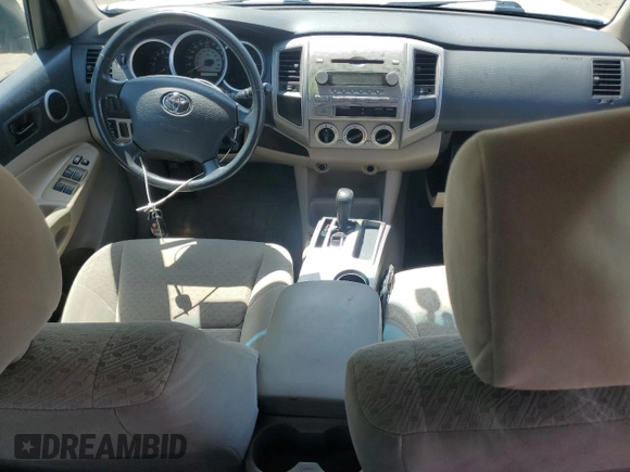 2005 Toyota Tacoma PreRunner with VIN 5TEKU72NX5Z033223, listed as a Copart auction lot 55495645 with 163,877 mi miles and Salvage title. Bid and sale history available at DreamBid. Image 8.