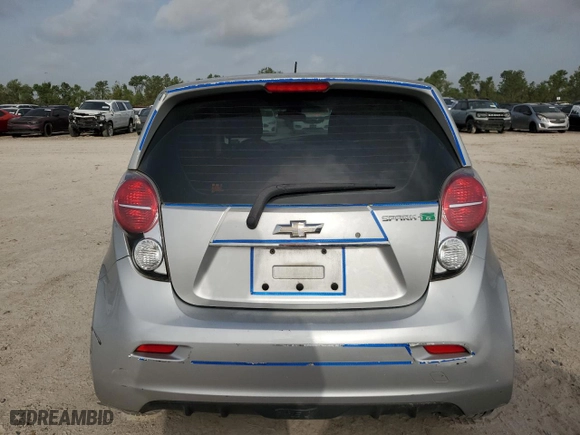 2015 Chevrolet Spark EV LT with VIN KL8CL6S06FC818689, listed as a Copart auction lot 65490084 with 0 mi miles and Salvage Title. Bid and sale history available at carsss.com. Image 6.