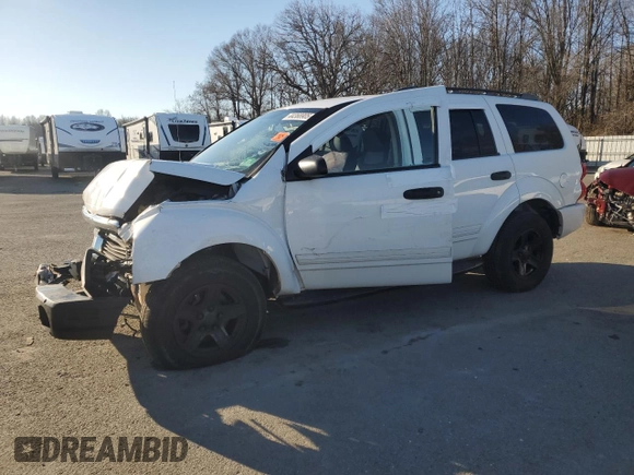 2005 Dodge Durango SLT with VIN 1D4HB48DX5F529653, listed as a Copart auction lot 44368905 with 136,743 mi miles and Salvage title. Bid and sale history available at DreamBid. Image 1.
