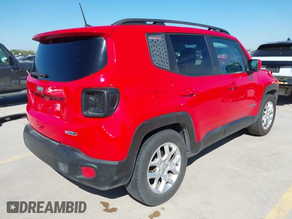 2018 Jeep Renegade Altitude z VIN ZACCJABB6JPG68976, wystawiony jako IAAI lot #42199152 z przebiegiem 113 606 mil mil oraz . Historia ofert i sprzedaży dostępna na DreamBid. Obrazek 4.