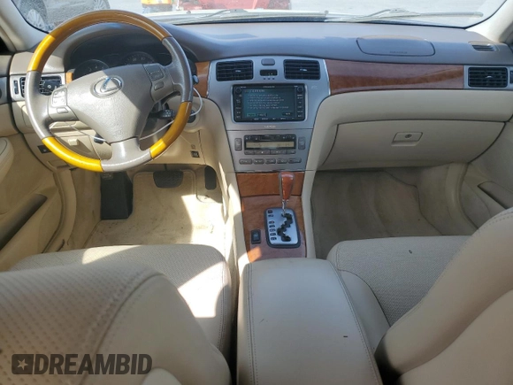 2005 Lexus ES 330 with VIN JTHBA30G355096669, listed as a Copart auction lot 54401565 with 159,963 mi miles and Salvage Title. Bid and sale history available at carsss.com. Image 8.