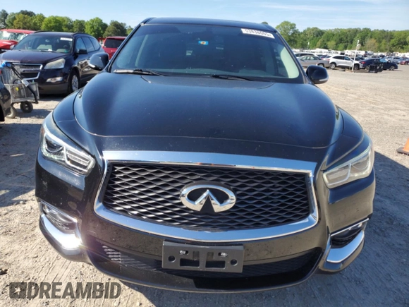 2020 Infiniti QX60 Luxe with VIN 5N1DL0MM9LC522551, listed as a Copart auction lot 53838605 with 52,977 mi miles and Salvage Title. Bid and sale history available at DreamBid. Image 5.